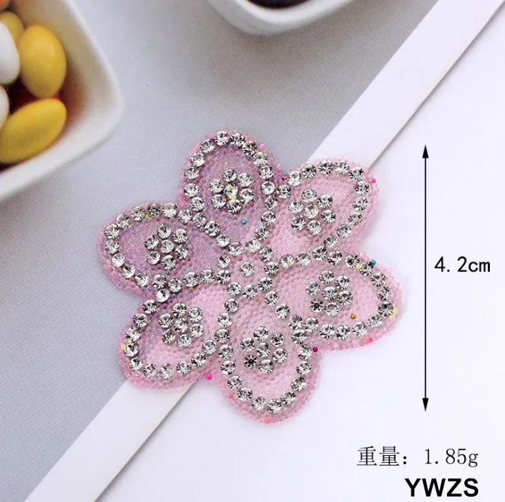 Новое поступление 10 шт. цветы стразы железные нашивки сделай сам исправление