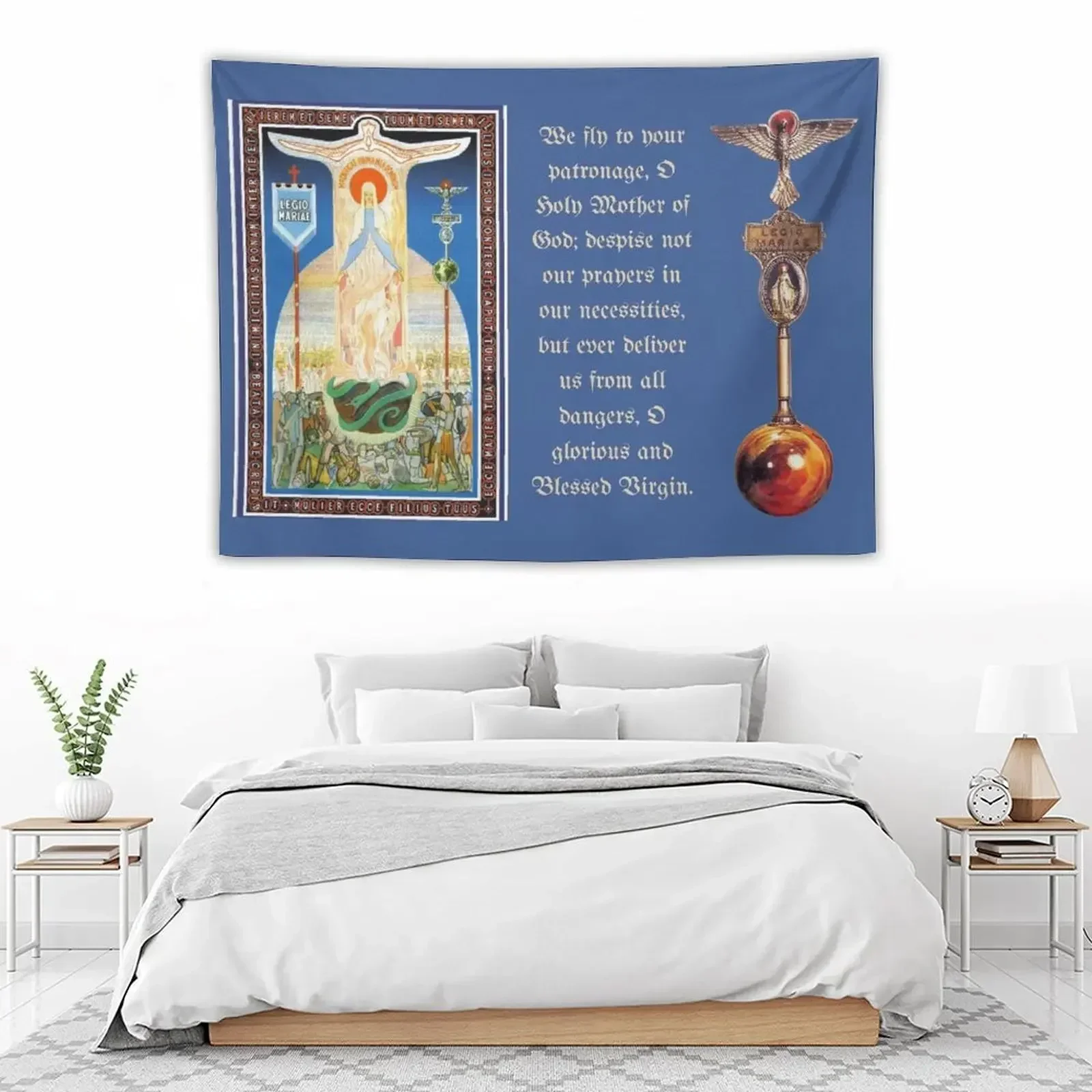 Легион Мэри мариджина Легия гобелен Легио Мариа эстетический Декор для комнаты