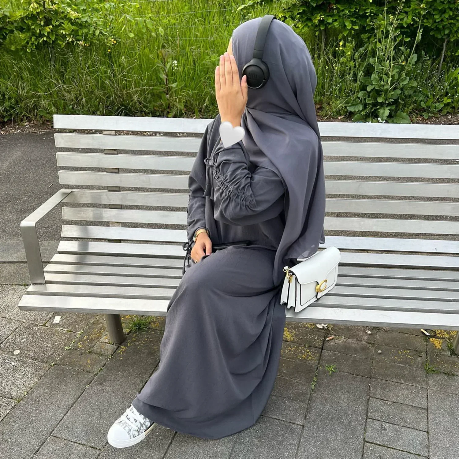 Простой мусульманский закрытый платье-абайя манжеты роскошная Дубайская Турция