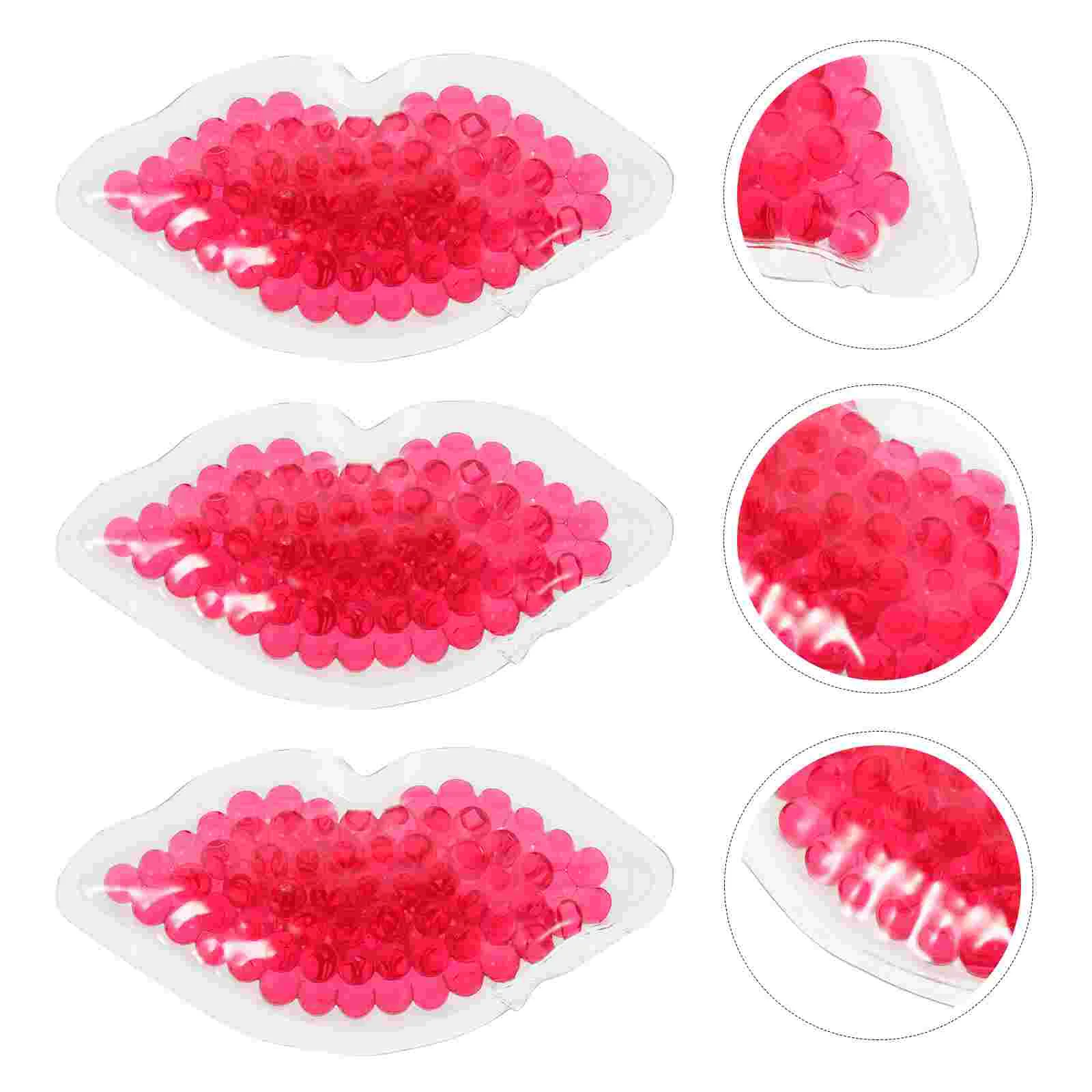 

Mini Ice Pack Lip Cooling Gel Sheet Accessory Summer Patches Mask Comfortable Pad Pads