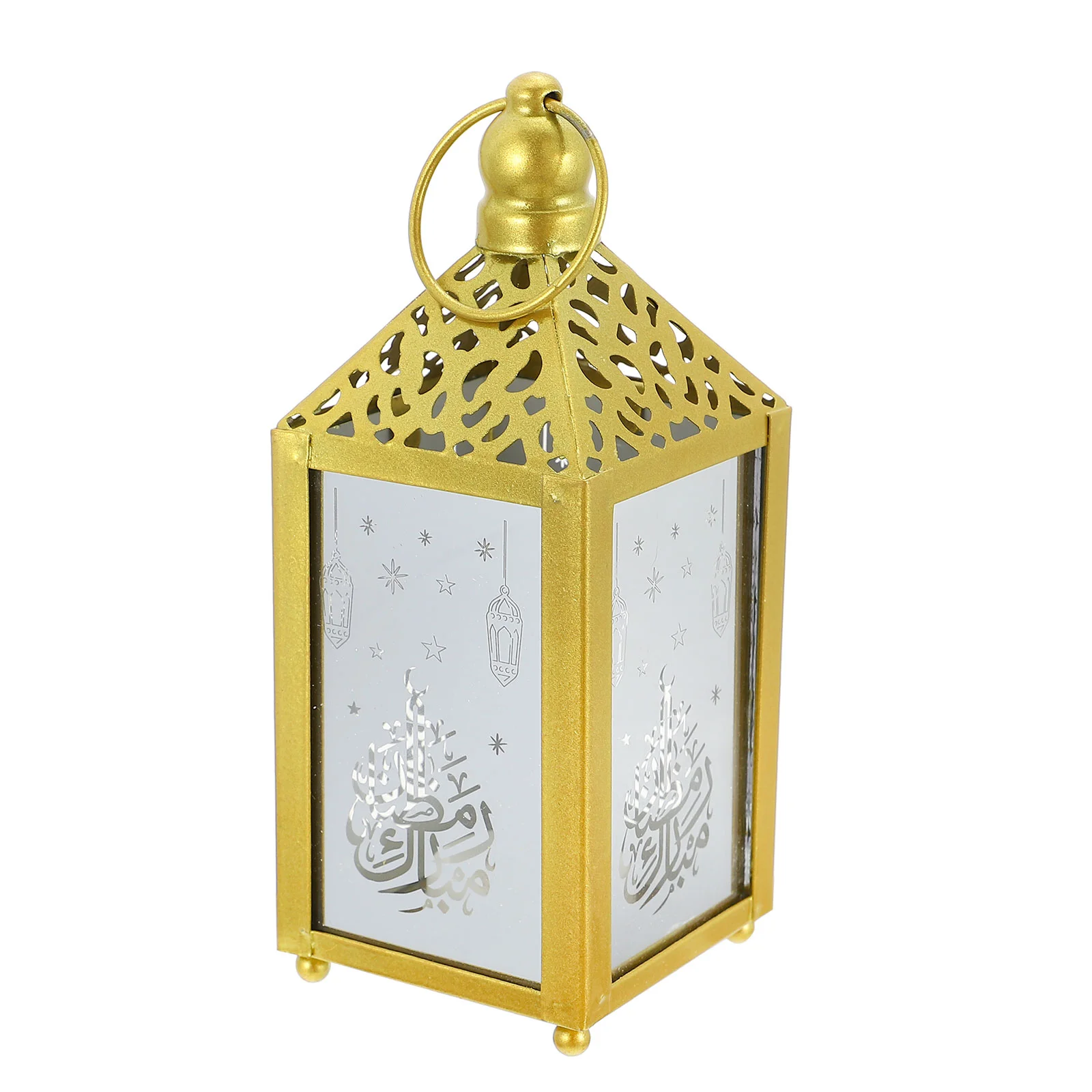 

Lantern Ramadan Led Lamp Muslim Decorations Party Wind Iron Eid Indoor Islam Table Festival Moroccan Creaative Light Night Decor