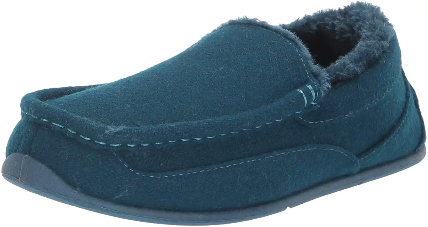 

Slipperooz Men's Spun Indoor Outdoor S.U.P.R.O. Sock Cozy Moccasin Slipper (Wide Available)