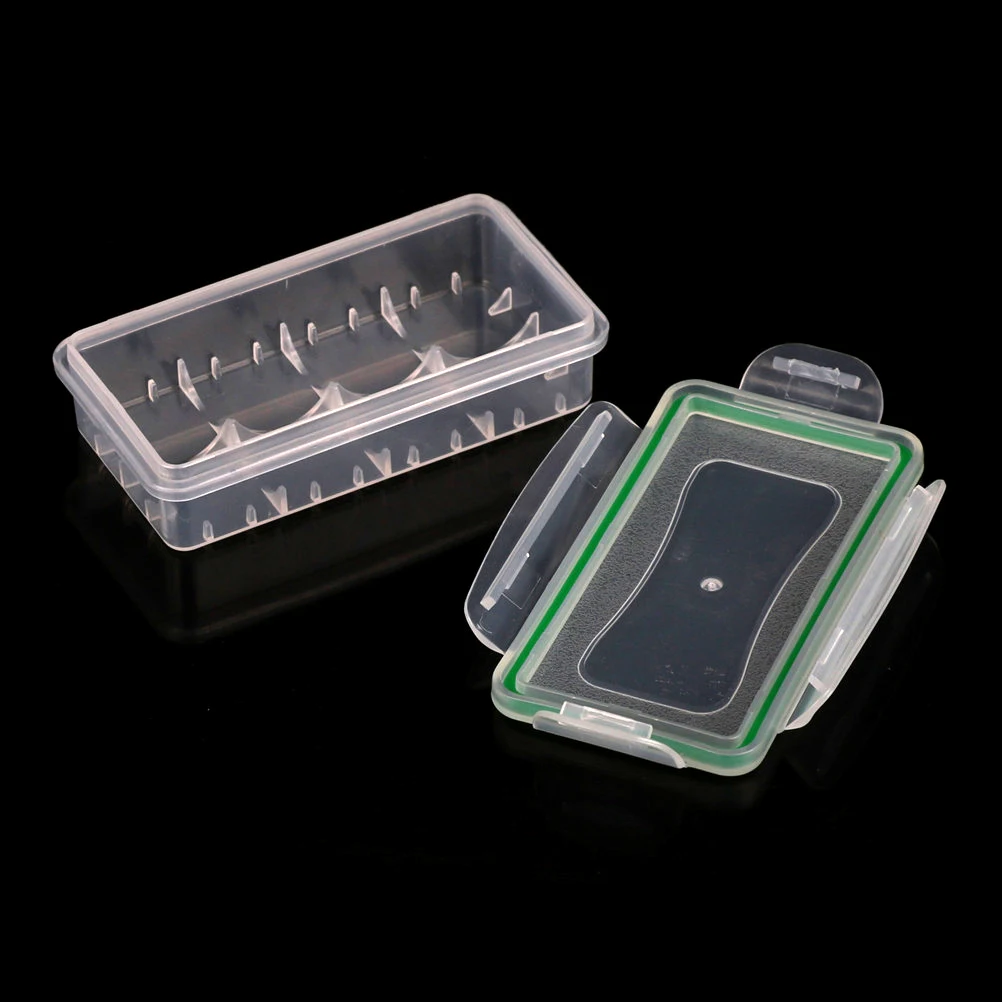 

Водонепроницаемый пластиковый держатель для батарей из полипропилена, коробки для хранения 2 шт., 18650 или 4 шт., контейнер для батарей, внешний аккумулятор для монет
