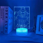 СВЕТОДИОДНЫЙ ночник в стиле аниме, декоративсветильник лампа для спальни с принтом Невероятные приключения Джоджо, Кира йошикаге, подарок на день рождения, 3d-лампа