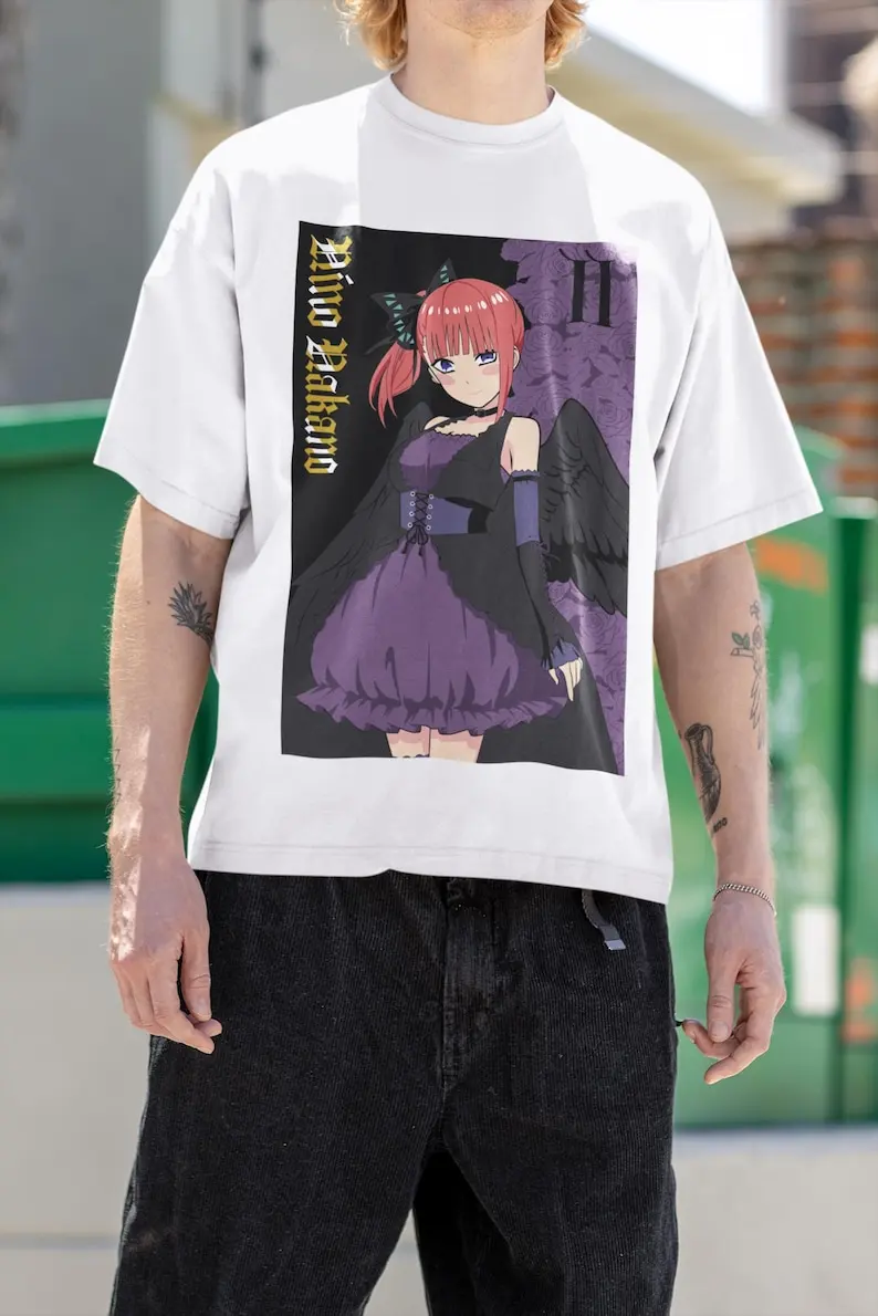 Футболка Nino Nakano Hot 5-Tobun no Hanayome Подарочная рубашка