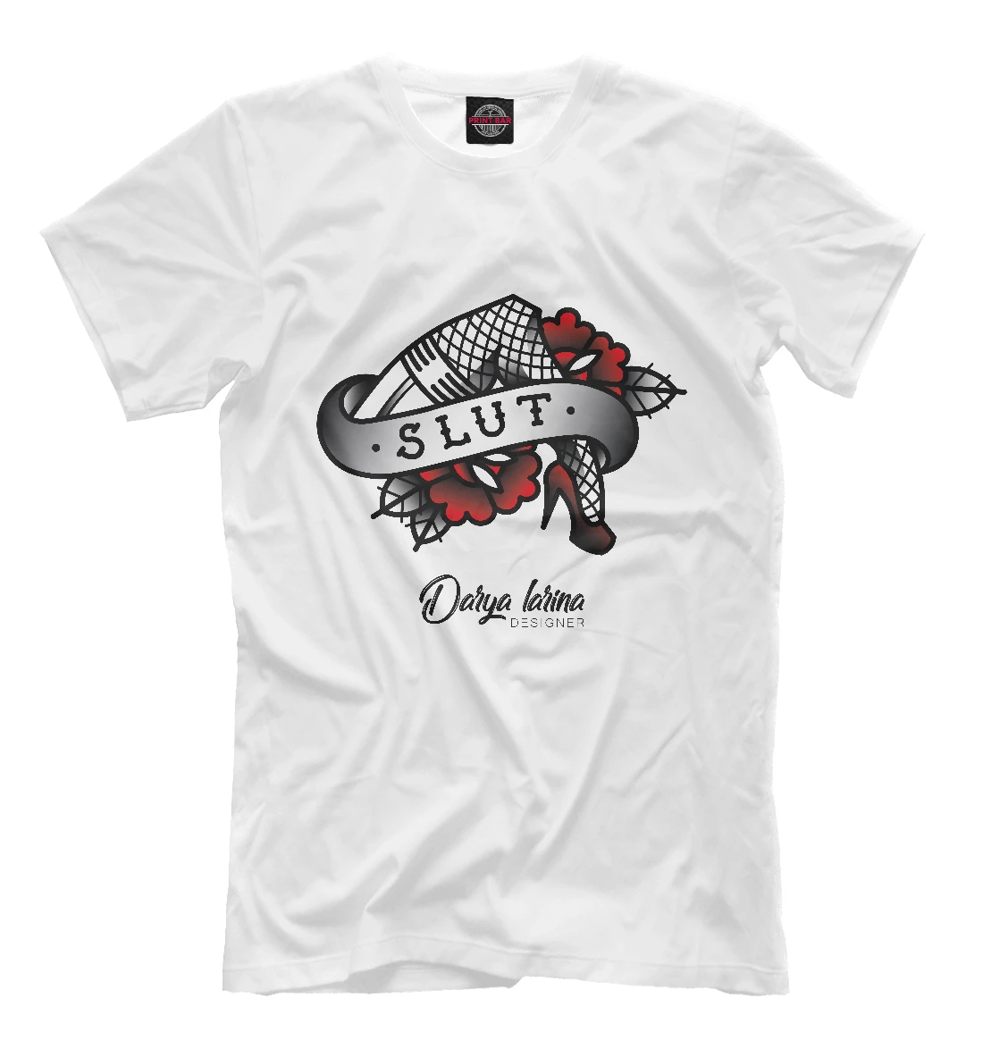 Футболка Slut Татуировки