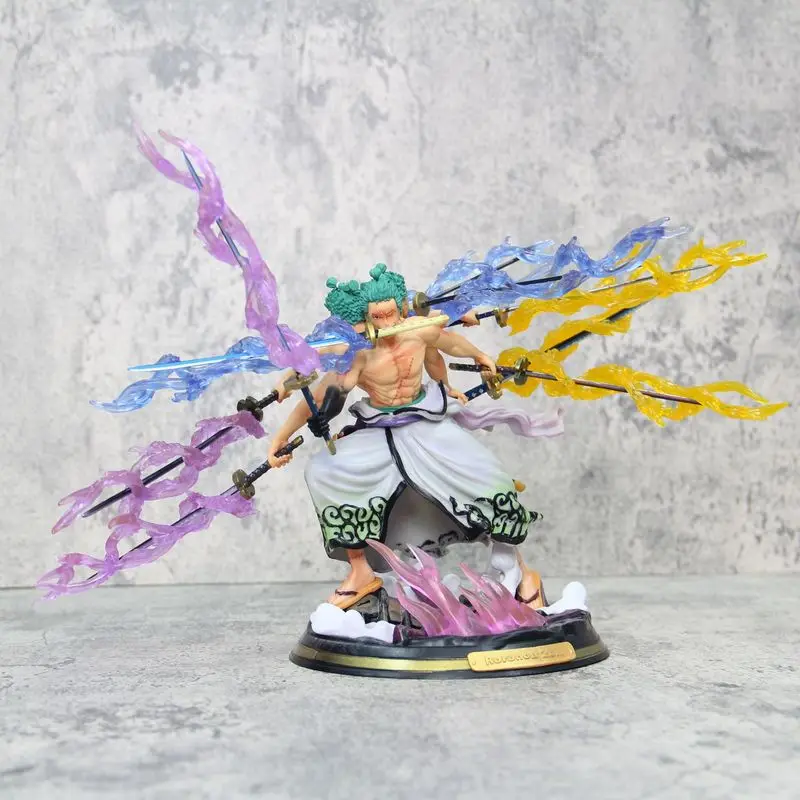 

Фигурка ророноа Зоро 25 см, Аниме One Piece, ПВХ, манга, статуя GK, Коллекционная модель, подарок для мальчика