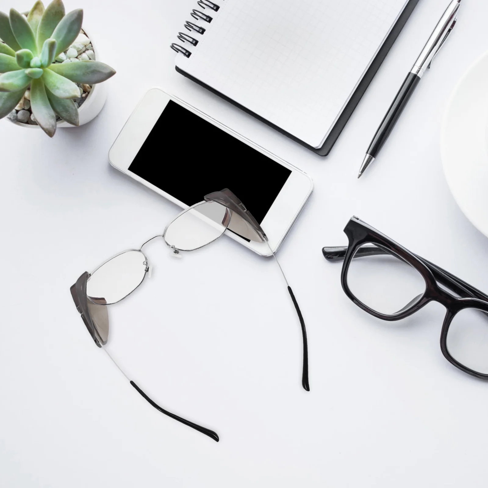 2-парные боковые защитные очки крылья боковой щиток для защитного укрытия