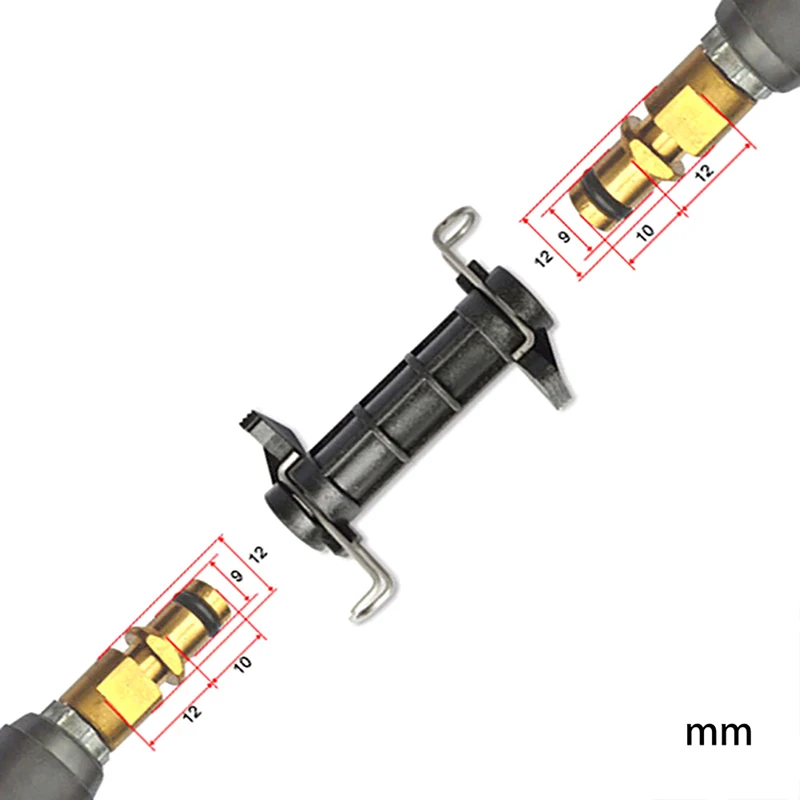 

Spare Water Cleaning Hose Car Wash Extension Connector High Pressure Butt Joint Repair High Pressure Pipe Adapter