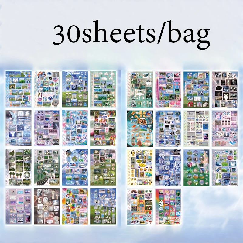 

Набор наклеек Mr.Paper для творчества 30 шт