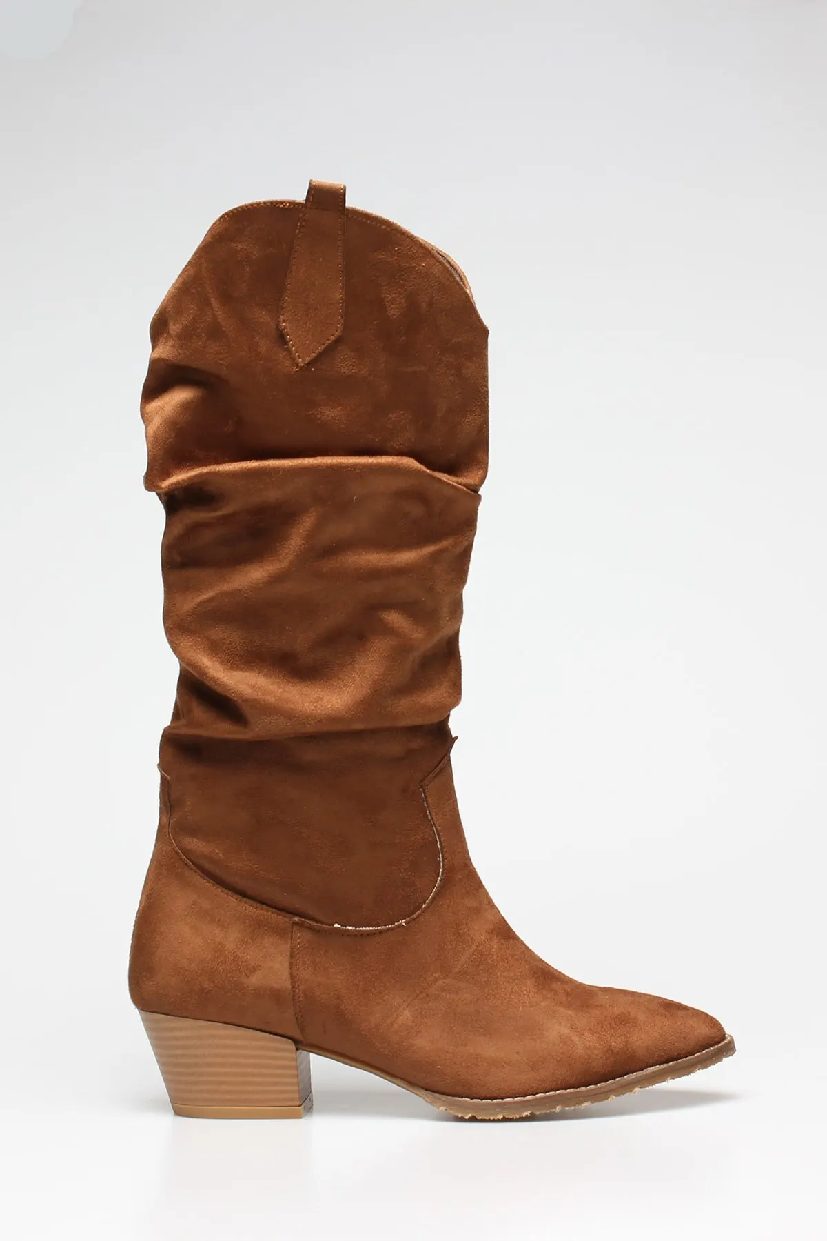 

Fashion Style women's Tan Suede Boots & Boots