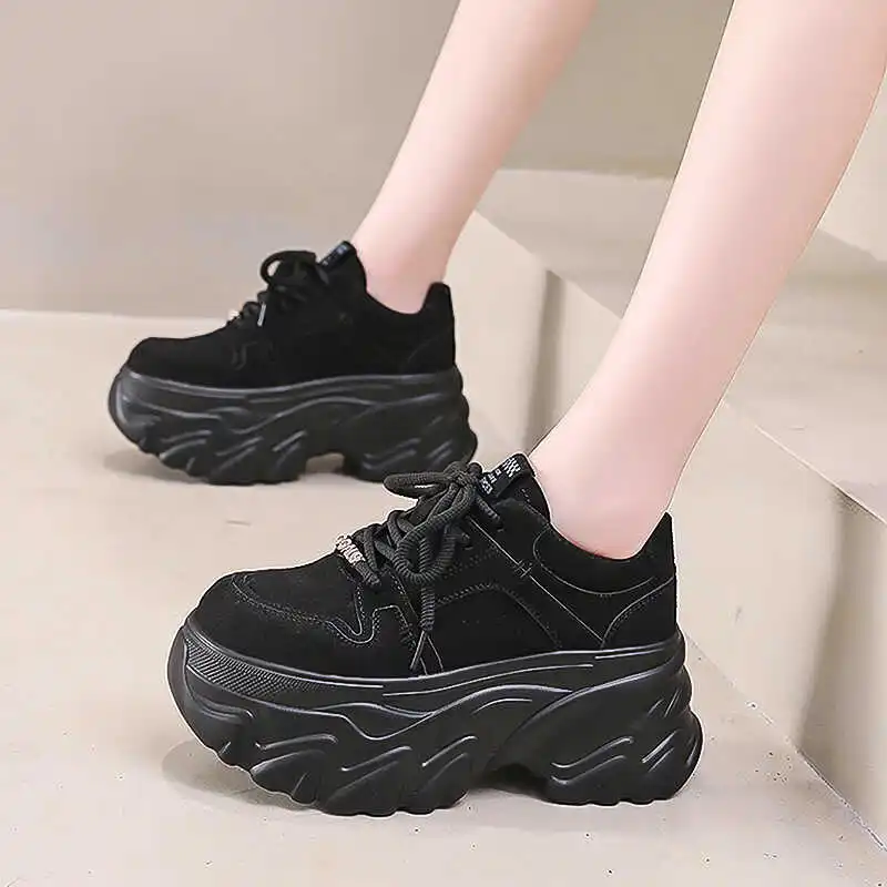 Женские кроссовки на платформе теннисные женские корейские туфли женская обувь