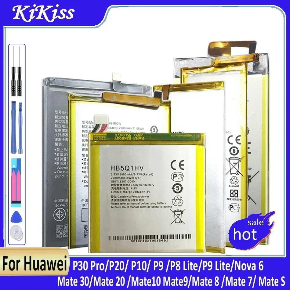 Аккумулятор для телефона Huawei P30 Pro P20 P10 P9 P8 Lite Mate 30 20 10 9 8 7 S Nova 6 Nova6 Для Honor V30 V9