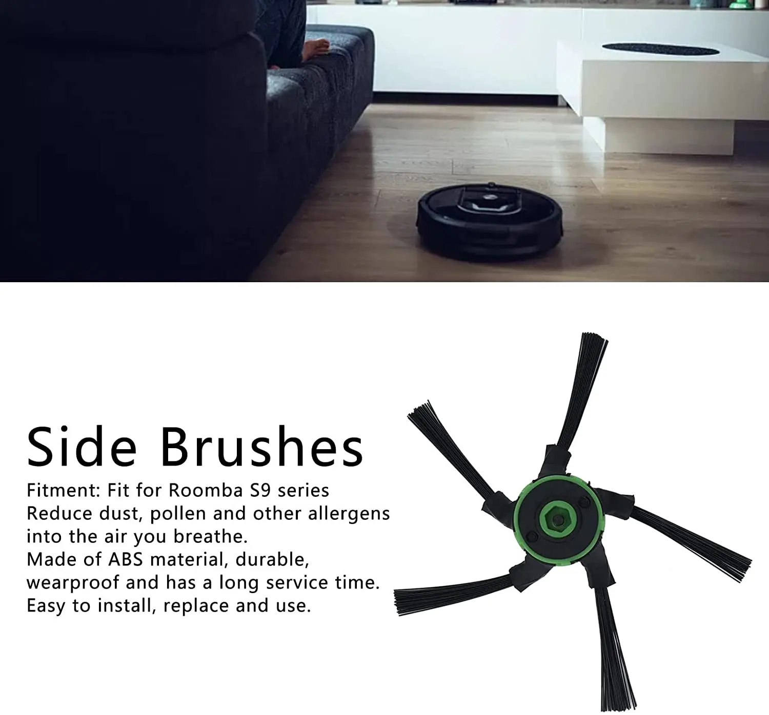 Высокопроизводительная фотовспышка с 5 планками для iRobot Roomba S9 9150 / + Plus 9550 |