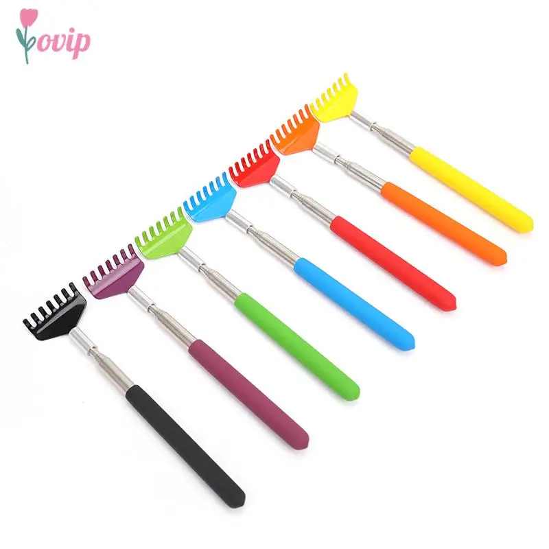 

1PCS Stainless Steel Claw Back scraper Telescopic Retractable Back Scratcher Extendible Body Massage Hackle Itch Stick Health