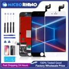 AAA +++ качественный ЖК-дисплей для iPhone 8, 7, 6S, 6 PLUS, сенсорный экран для замены для iPhone SE, 5C, фото с чехлом для телефона + стекло + Инструменты