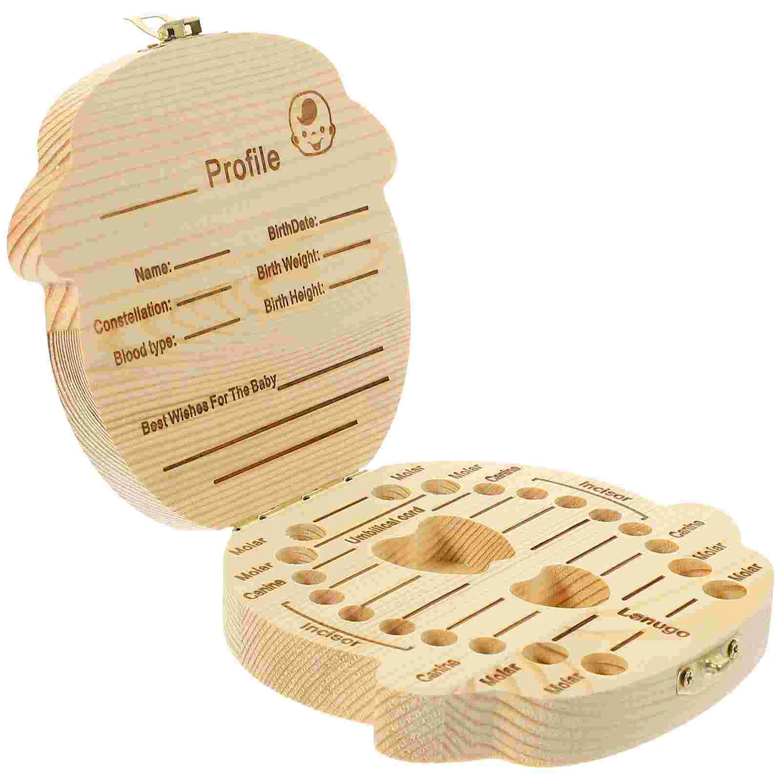 Коробка для хранения феи детский органайзер детских зубов чехол деревянный