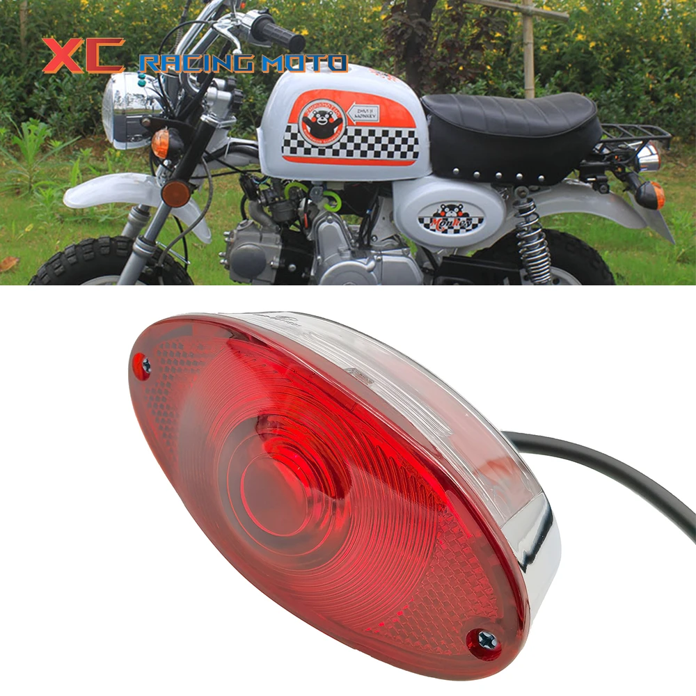 

Motorcycle Rear Brake Taillight Tail Light Lamp For Honda Z50 Z50A Z50J Z50R Universal ATV UTV Mini Monkey Bike Accessories