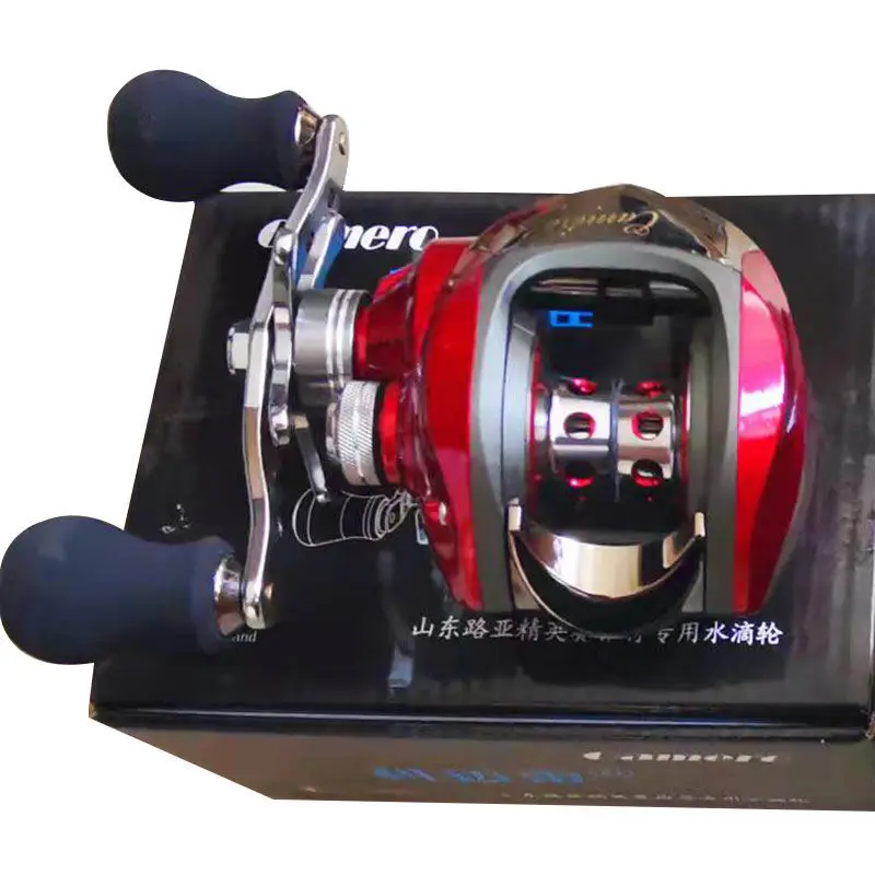 

Saltwater Sea Fishing Reel Original Double Brake Baitcasting Fishing Reel High Quality Freshwater Pesca Mare Fishing Kit