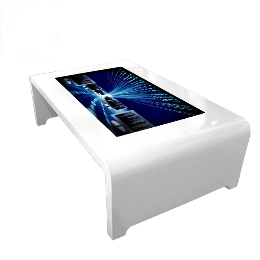 YQ20  living room interactive computer drafting touch screen smart led coffee table
