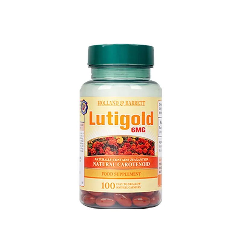 

6mg Lutein capsule eliminates free radicals, resists oxidation, reduces eye fatigue, improves vision and resists cell aging.
