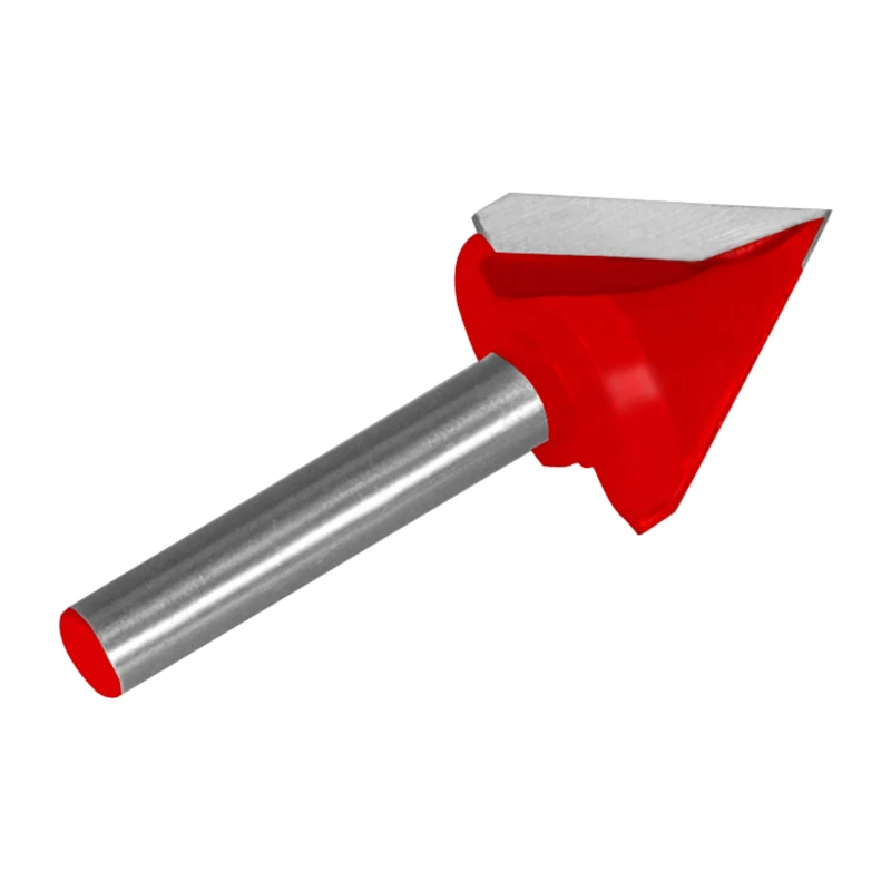 6 мм V Bit-1PCS ЧПУ твердосплавная концевая фреза Вольфрамовая сталь