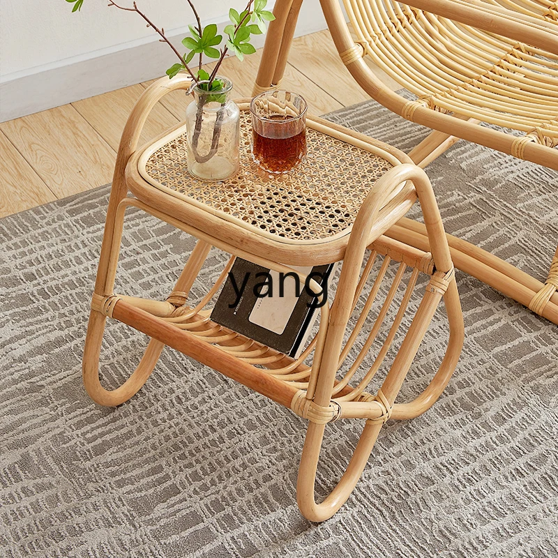 ZL небольшой журнальный столик двойной стеклянный угловой простая полка для