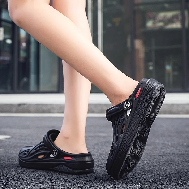 Casual Clogs Men Women Light Outdoor Beach Sandals Bathroom Shoes Simplicity Breathable Size 36-45