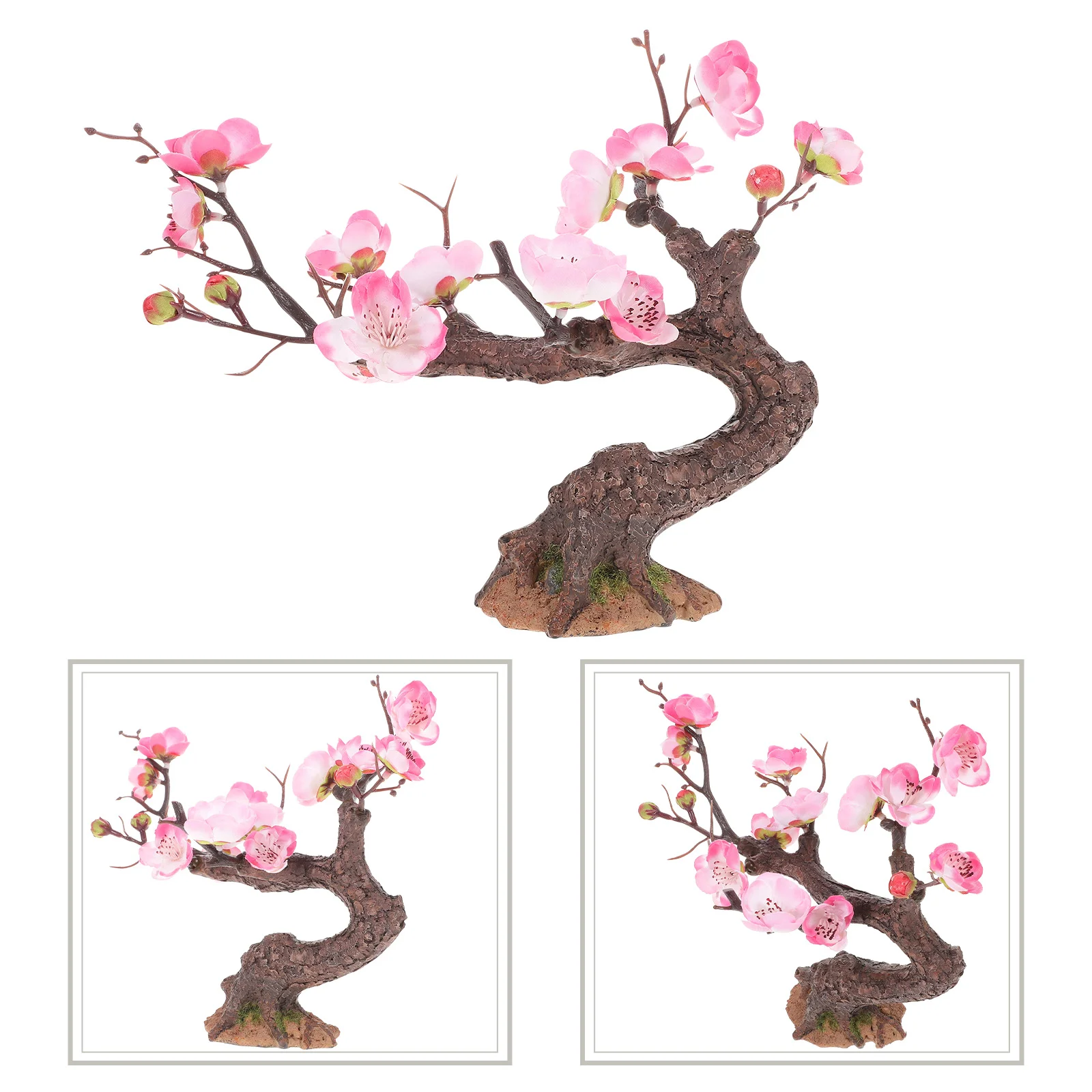 

Tree Model Fake Scenery Trees Landscape Artificial Bonsai Railroad Table Micro Faux Potted Mini Building Scaletrain Decor