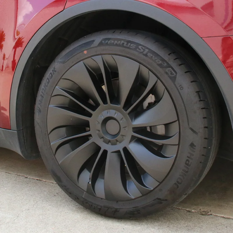 

4PCS for Tesla Model Y Hub Cap Performance Replacement Wheel Cap 19 Inch Automobile Hubcap Full Cover Accessories 2020 2021 2022