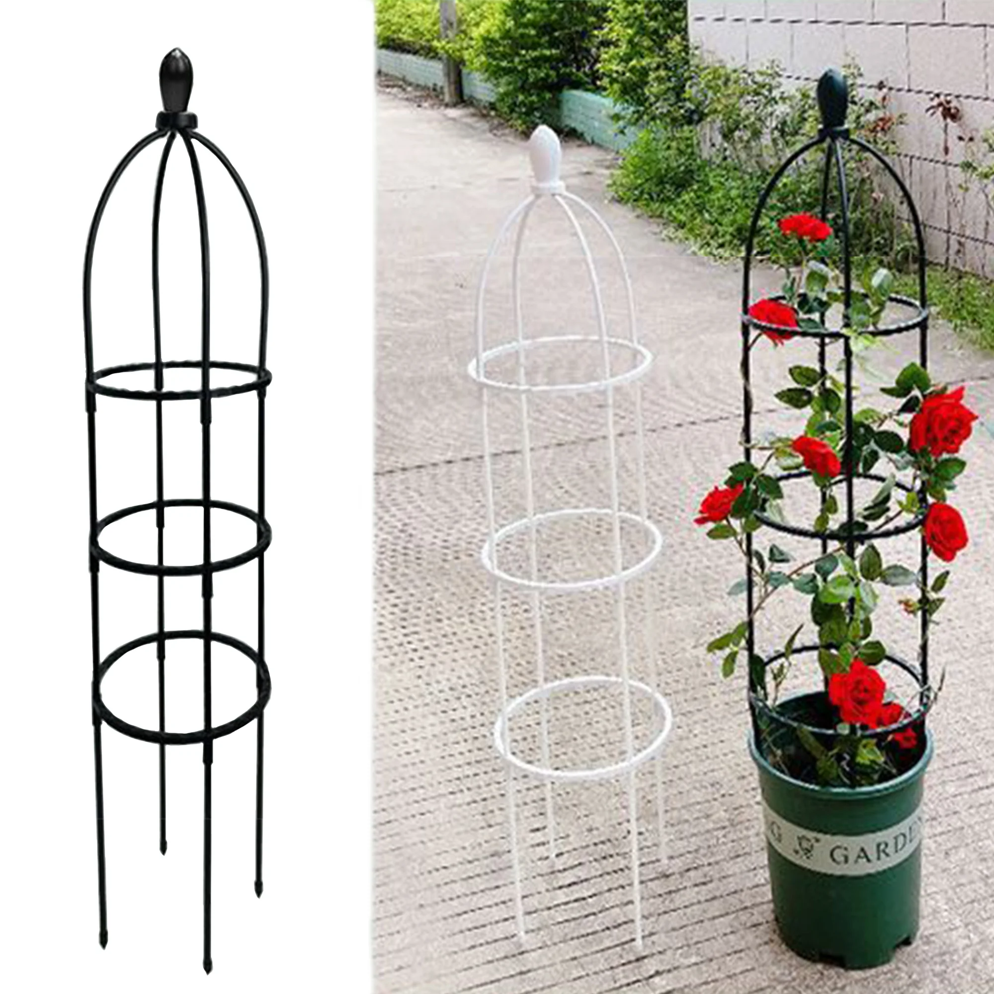1 шт. садовый обелиск для подъема растений может помочь росту роз виноградных лоз