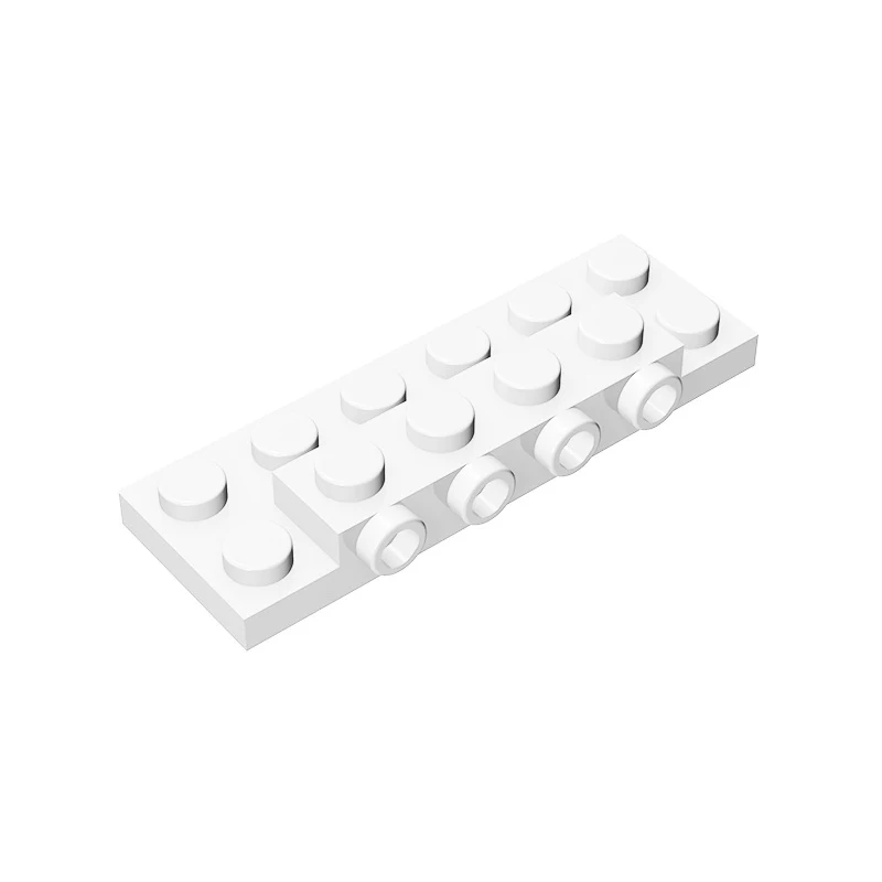 Пластина для детских игрушек gobrick Модифицированная 2x6x2/3 с 4 шпильками на боковой