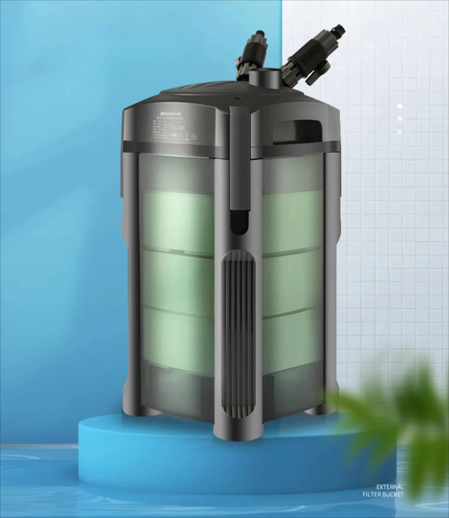 ATMAN Chuangxing CF800 фильтр-бочка внешний картридж для аквариума предварительно