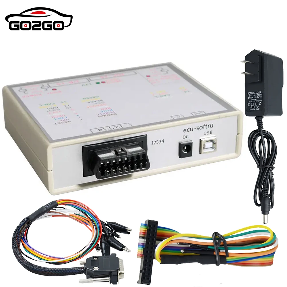 KTM FLASH JTAG Power Box Программатор ECU-Soft через J2534 работает 3 режима Зеленый светодиод