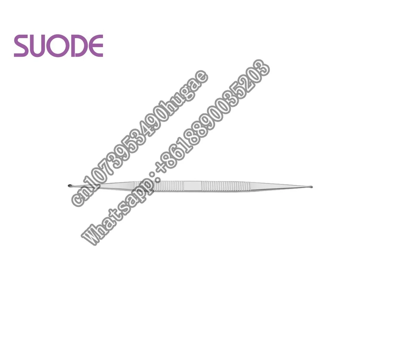 Двойная головка curette ухочистка url Otology instruments Размер 0.6x0.8mm-0 8-1mm 2.5x3.5mm-2.8x3.8mm