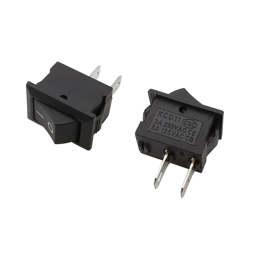 

10 шт. пластиковый кулисный переключатель KCD11 2Pin 3Pin 3A 250В