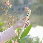 Портативная Съемная 8-дневная флейта для кларнета из персикового дерева с сумкой для переноски для практики игры, подарок на день рождения, инструмент