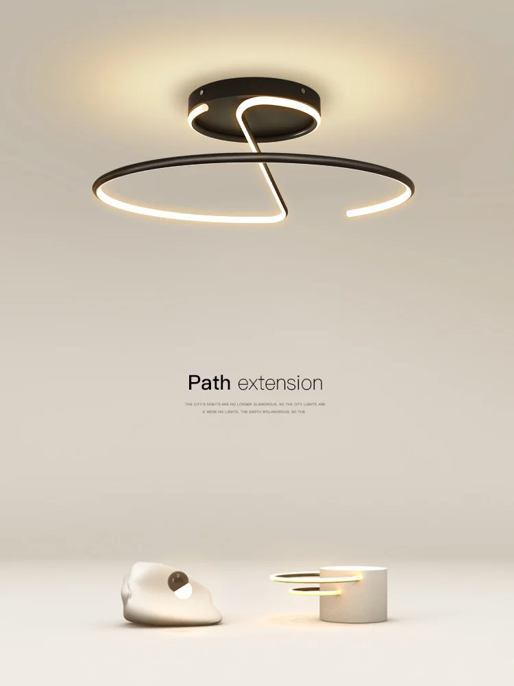 Потолочная светодиодная люстра RUNTOIN современный креативный светильник в