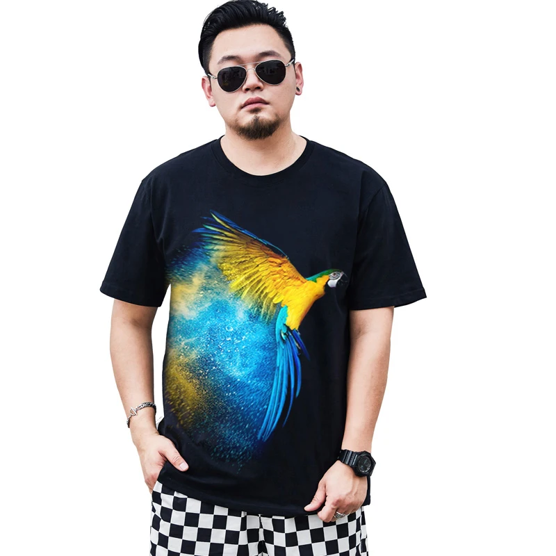 

2021 Summer 3d T shirt Men graphic Streetwear Round Neck Short Sleeve cotton Tees Tops Animal Couple Clothes Casual gothic tops