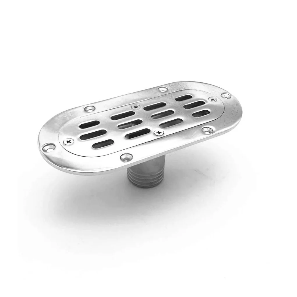 

Boat Drain Floor Stainless Steel Deck Marine Drainage Hardware Fittings Fishing Canoe Sailboat Corrosion Resistant