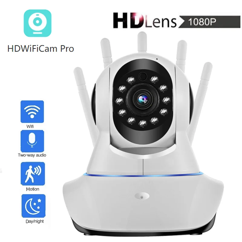 

IP-камера Hdwificam Pro, 1080P, Wi-Fi, ночное видение