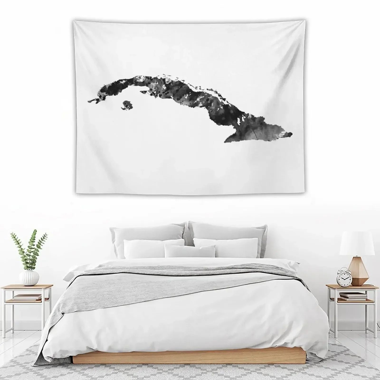 Гобелен с картой Кубы декор для ванной комнаты настенное украшение Настенный