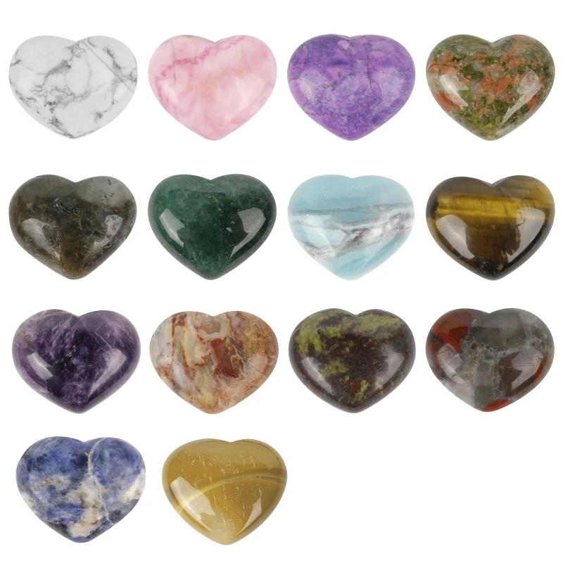 

Искусственный персиковый камень в форме сердца, ручная работа, Декор