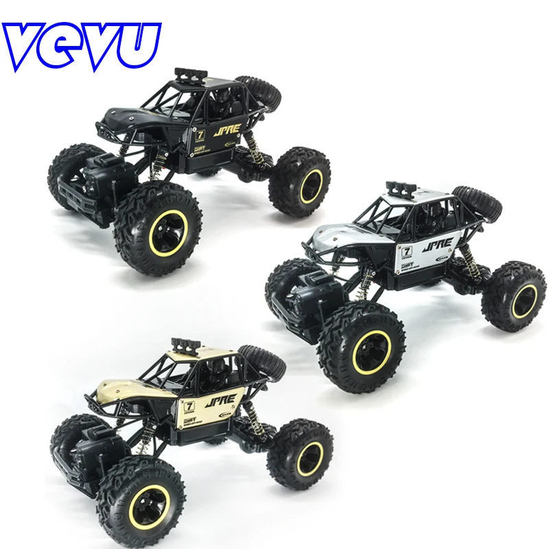 

Cool Rc Cars Off-road Vehicles 2.4g Alloy Climbing Bigfoot 4wd Rc Car Toy Model 1:16 Children's Toys Gifts Remote Control Toys