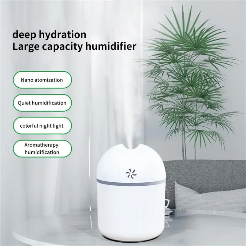 

Portable Water Drop Humidifier Car Air Freshener Usb Diffuser for Essential Oil Ultrasonic Mist Maker with Colorful Lamp