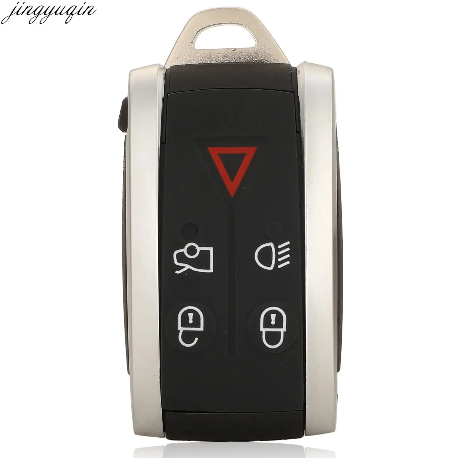 

Jingyuqin For Jaguar X XF XK XKR 5 Buttons New Smart Keyless Entry Remote Car Key Case Fob Shell Housing Insert Blade