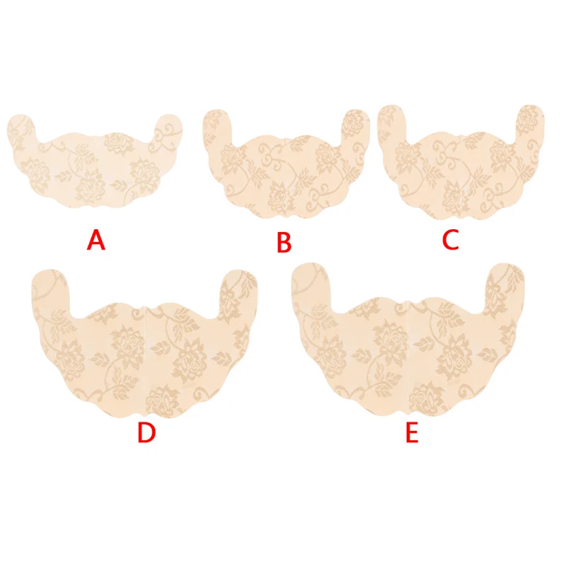 1 Pairs Women Self Adhesive Bra Strapless Invisible Breast Lift Tape Lace Stick Gel U Shape Bra Pads Plus Size Push Up Stickers images - 6