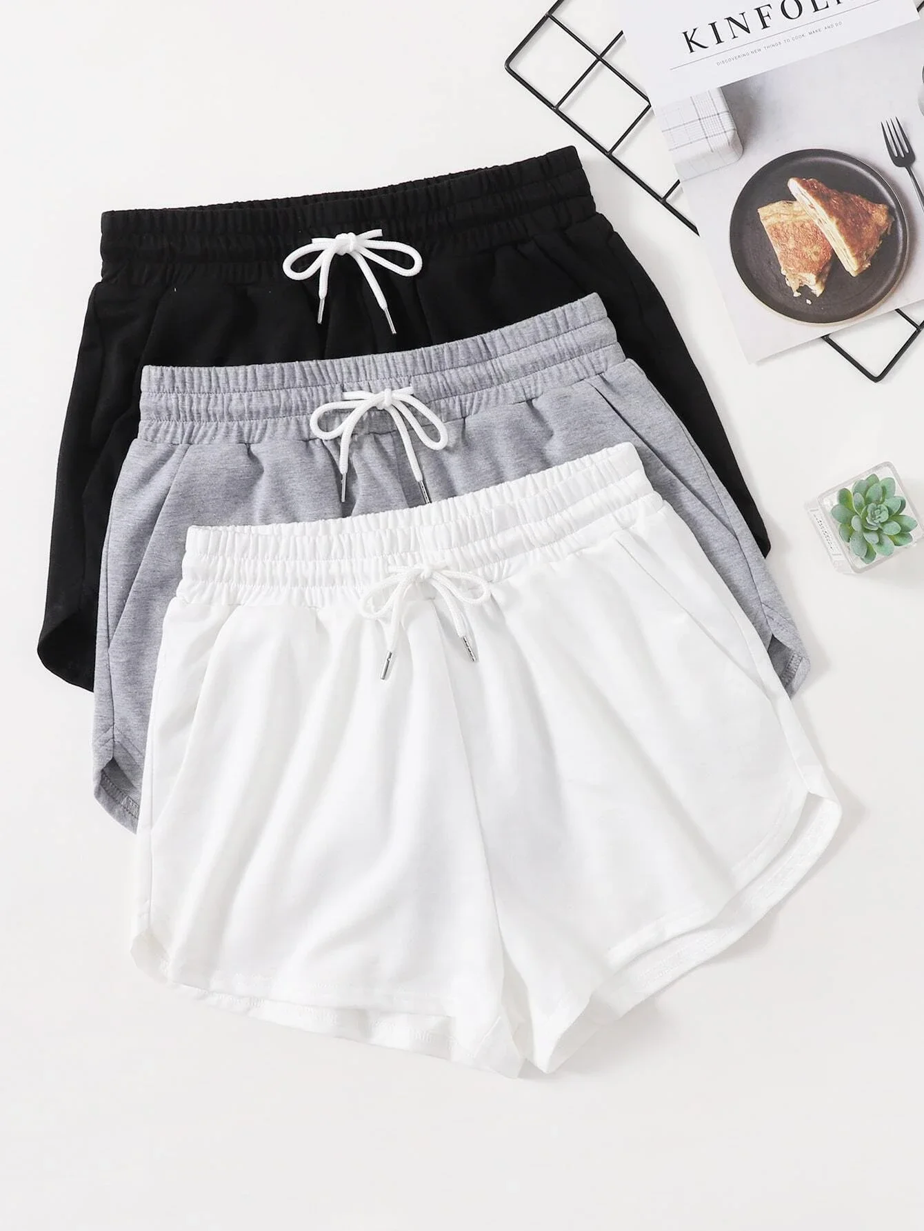 

Cutenew Solid Simple Two Piece Set Women One Shoulder Crop Top+Single Sleeves Stretchy Skinny Playsuits Matching Lady Streetwear
