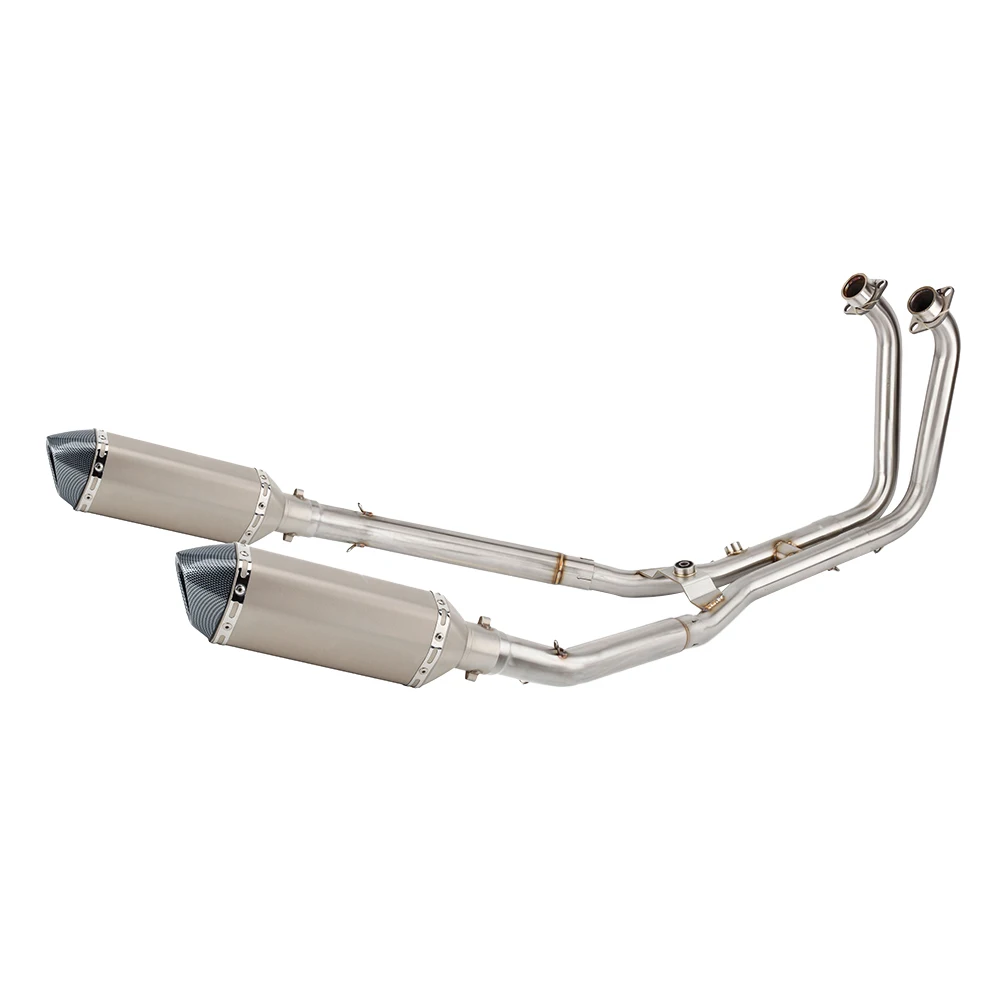Фото Для Yamaha TDM 900 2002-2013 TDM900 Escape без шнуровки глушитель мотоцикла со звеньевой трубой №3