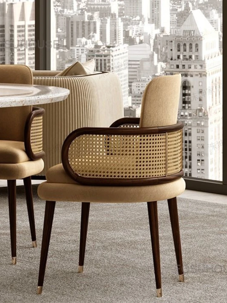 

Стулья из твердой древесины, мебель для гостиной в скандинавском стиле, дизайнерский стул для обеденной комнаты в отеле, стул для переговоров